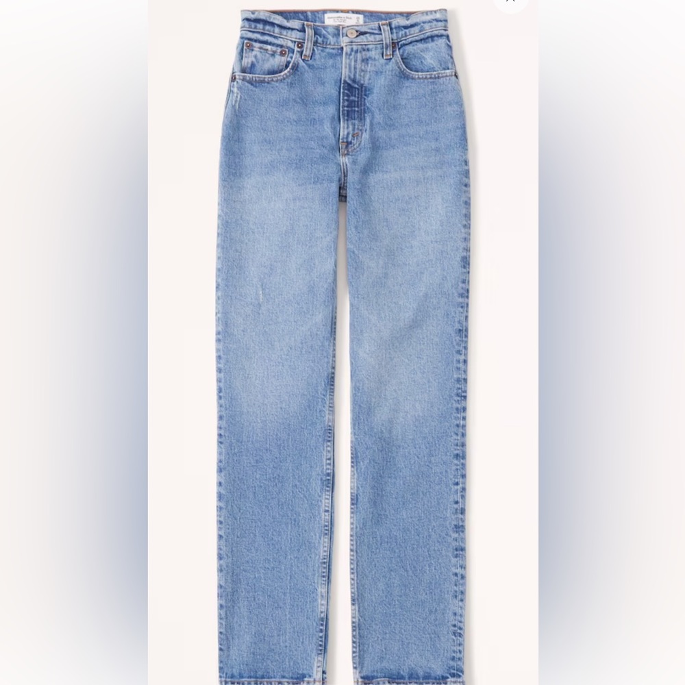 Abercrombie & Fitch Ultra High Rise 90s Straight Jean